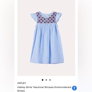 Hatley Nautical Stripes Embroidered Dress